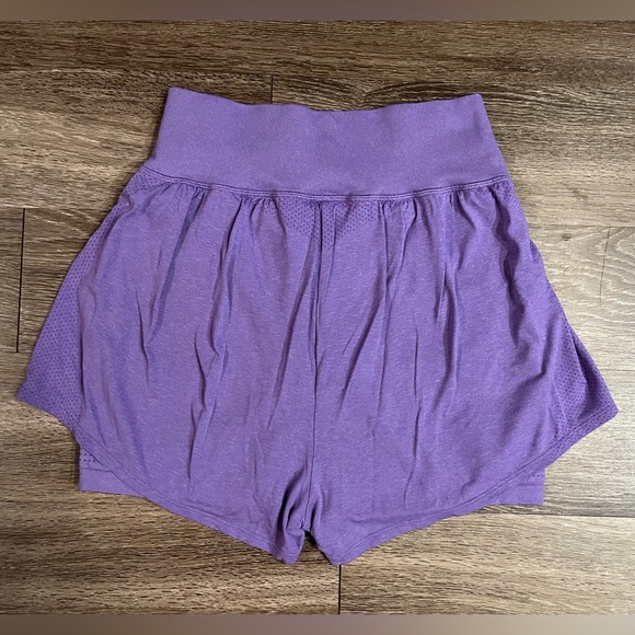 Gymshark | Vital Seamless 2-in-1 Shorts in Bright Purple Marl Size XL - Picture 7 of 9
